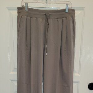 Calia wide leg pants, pleated front, relaxed fit, wrinkle-free